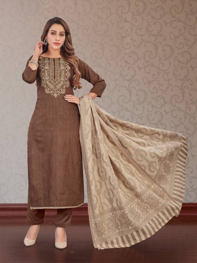 Bipson Kavya 1793 Fancy Designer Festive Wear Cotton Satin Dress Material Collection